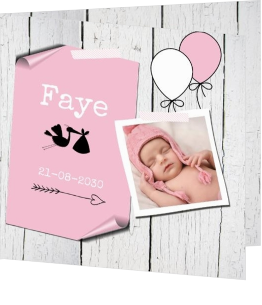 Foto-geboortekaartje-steigerhout-ballonnen-meisje-mak16112902vk