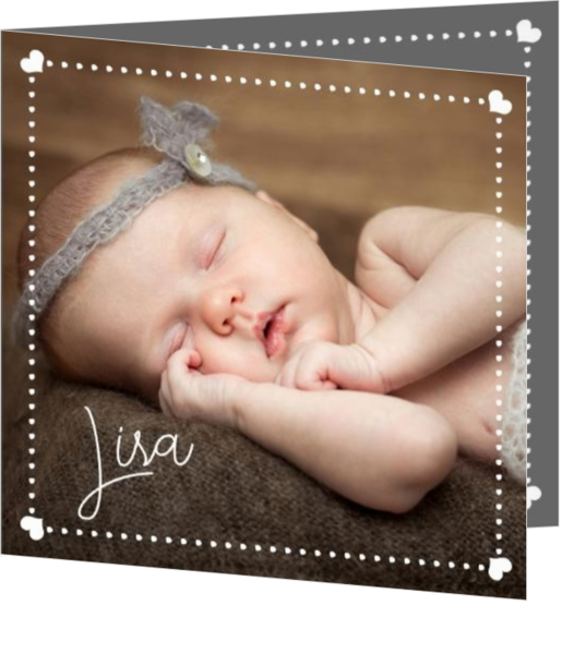 Geboortekaartje voor een zoon of jongen - geboortekaartje mak17021701