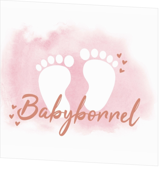 Babyborrelkaartjes - geboortekaartje KB694-M